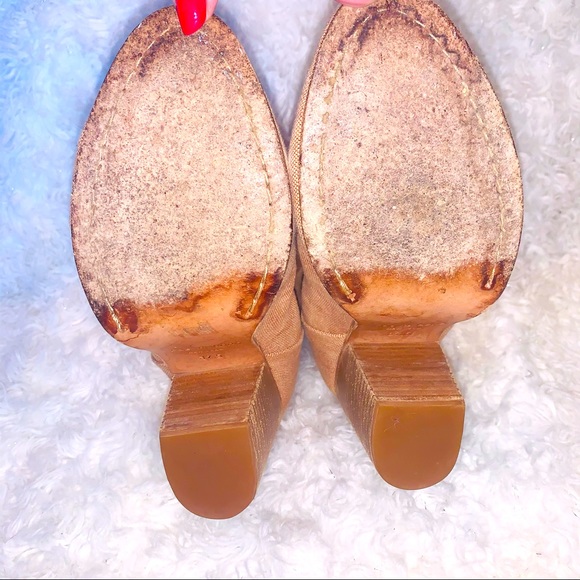 Rag & bone Camel Canvas Newbury Booties - Picture 11 of 11